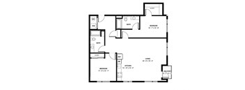 bedroom floor plan | the collection at playa vista in los angeles, ca |