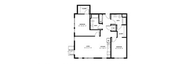 bedroom floor plan | the collection at playa vista in los angeles, ca |
