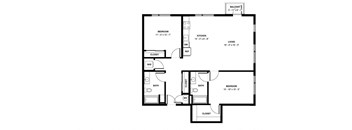 a floor plan of a house