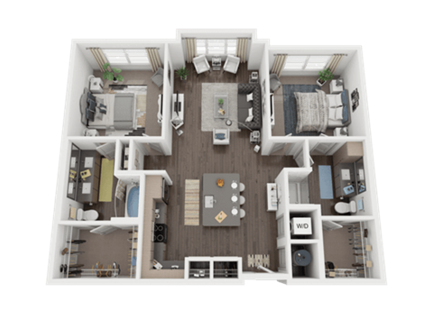 Avila - 2 BR 2 BATH, B1.1 at AVILA Apartments, Oviedo, FL