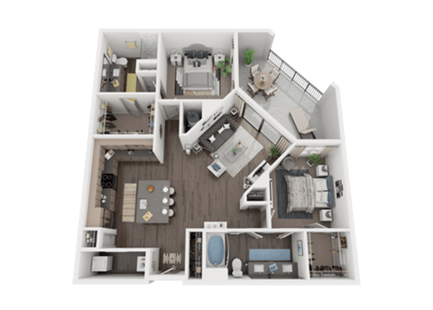 Avila - 2 BR 2 BATH, B2 at AVILA Apartments, Florida, 32765