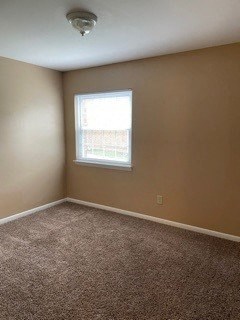 Carpeted Bedroom at Pine Forest Apartments, Cleveland