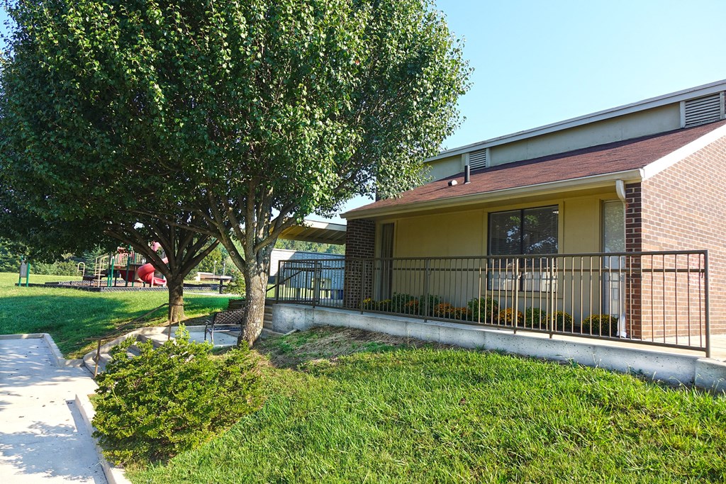 our apartments showcase a beautiful lawn