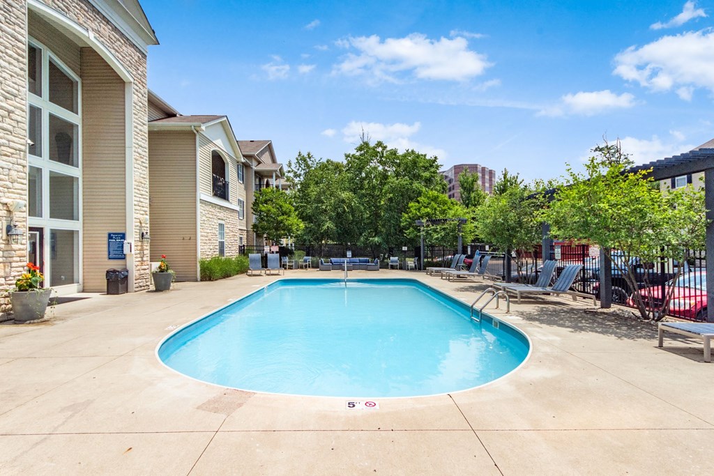 Pool With Sundecks at Prescott Place, Columbus, OH, 43235