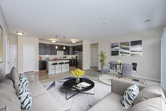 Living room Living room at Monmouth Row Apartments, Newport, KY, 41071