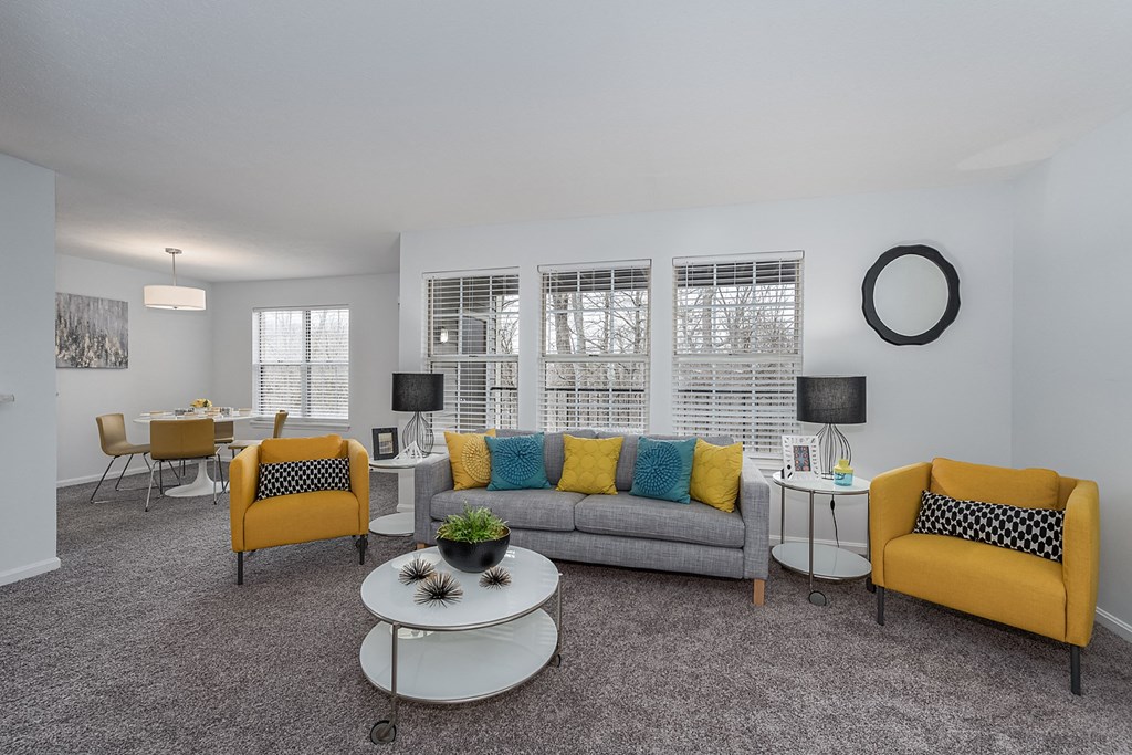 Modern Living Room at Indian Lookout, West Carrollton, OH