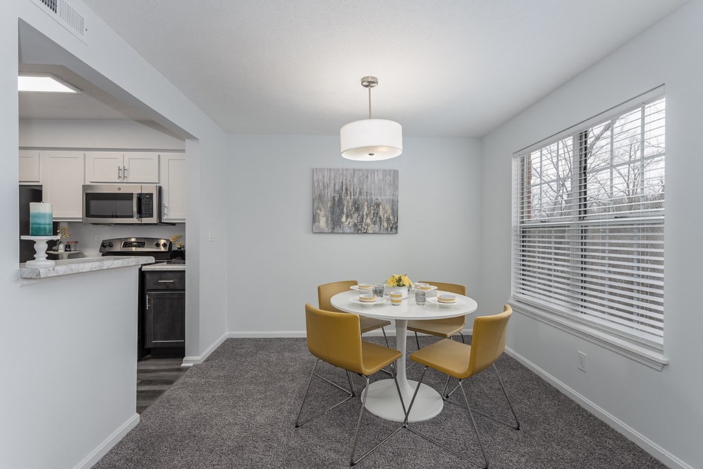 Dining Room With Kitchen at Indian Lookout, West Carrollton, OH, 45449