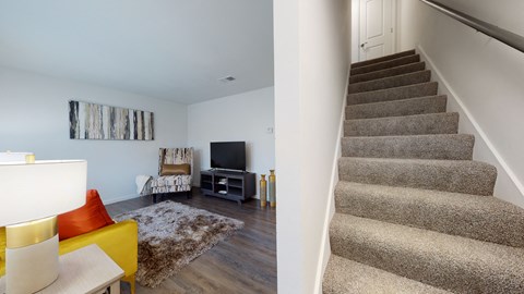 Decorated Living Room at Coldwater Flats, Evansville, IN, 47714