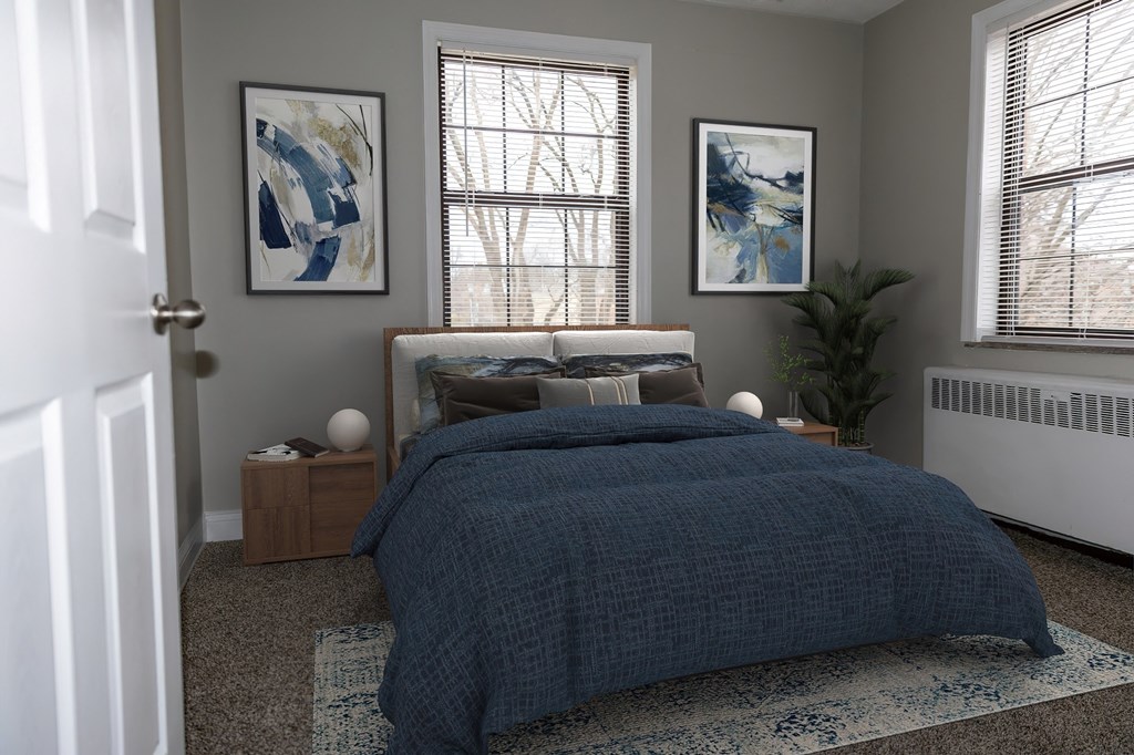 Comfortable Bedroom With Large Window at Huntley Ridge, Kettering, 45419