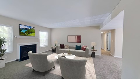 Living Room at Merrick Place, Lexington, 40502