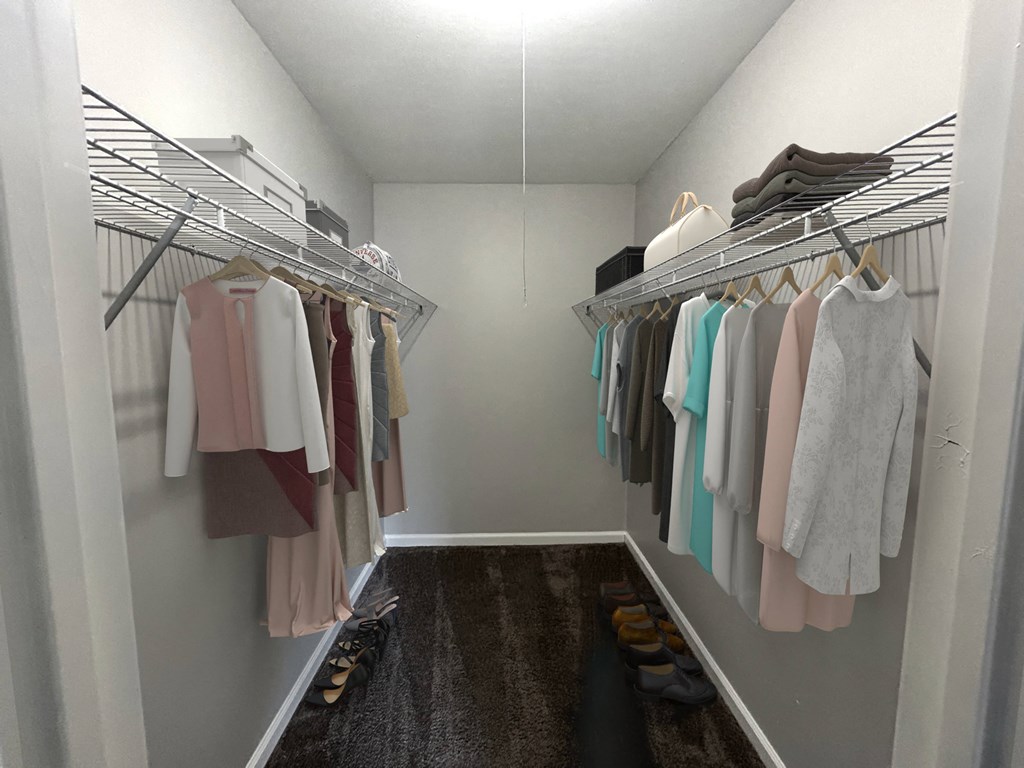 Large walk-in closet