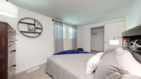 Large Comfortable Bedrooms With Closet at Coldwater Flats, Evansville, 47714