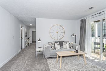 Spacious Living Space at Hilltop Apartments, Cincinnati, Ohio