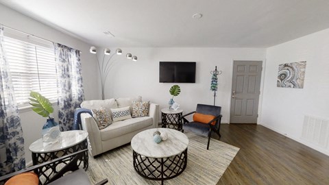 Spacious Living Room at Coldwater Flats, Evansville, IN, 47714