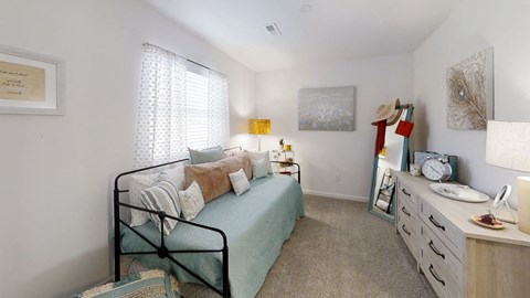 Small Bed Room at Coldwater Flats, Evansville, Indiana