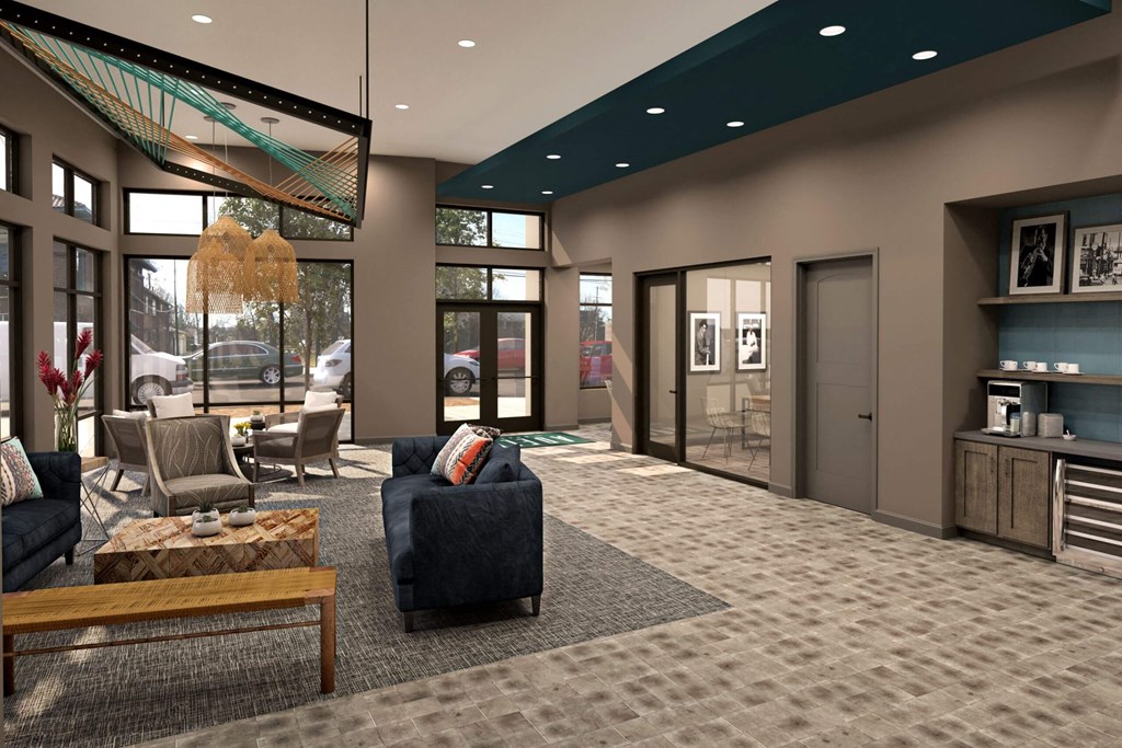 Lobby Lounge at Adelphi Quarter, Columbus, OH