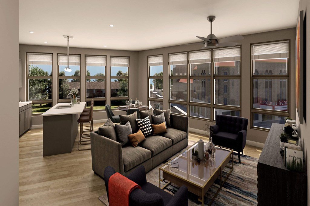 Clubroom at Adelphi Quarter, Columbus