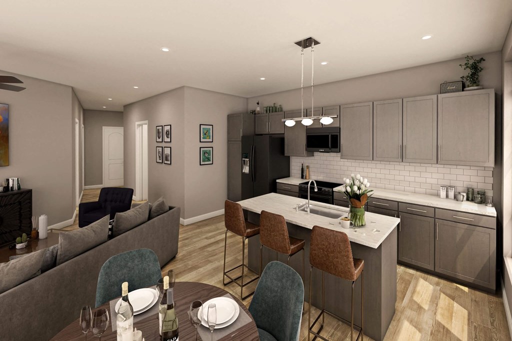 Kitchen Unit at Adelphi Quarter, Columbus, OH