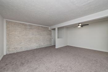 Carpeted Living Space at Millcroft Apartments and Townhomes, Ohio, 45150