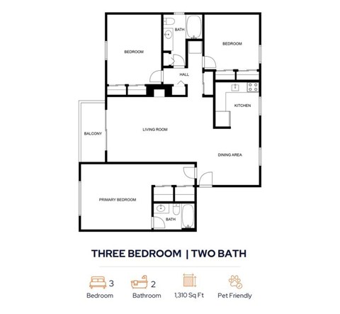 3 Bed 2 Bath Floorplan at Trails at Mariemont, Cincinnati