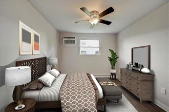 Gorgeous Bedroom at National Road Apartments, Whitehall, OH - Photo Gallery 3
