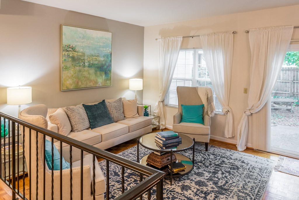 Cozy Living Room at Indian Creek Apartments, Cincinnati, OH, 45236