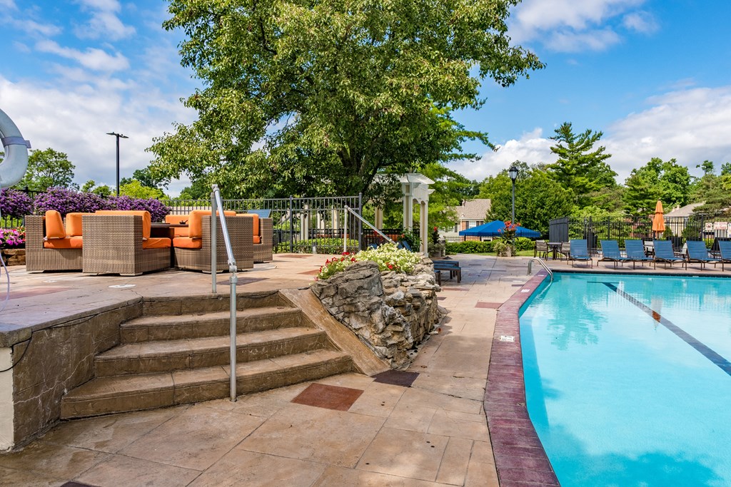 Pool at Indian Creek Apartments, Cincinnati, OH, 45236