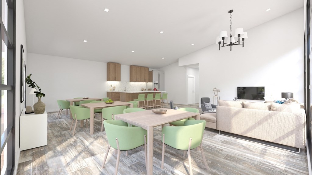 Bright Living Room at Hangar Flats apartments, Batavia, OH, 45103