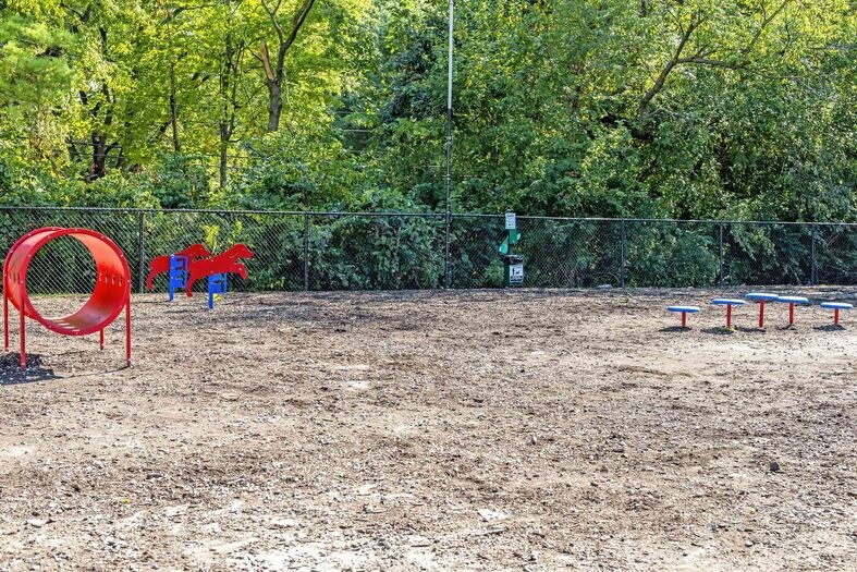 Park with a bunch of playground equipment in it at Summit at Keystone, Indiana, 46220