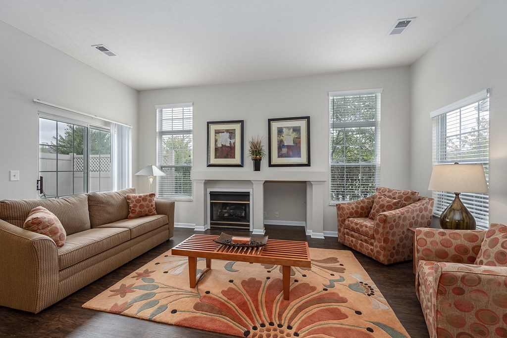 Living room at Falls at Landen, Maineville, Ohio