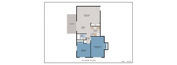 2 Bed 1 Bath Floor Plan at Congress Run, Ohio