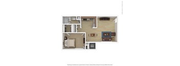bedroom floor plan an in 2 bed 2 bath apartment at the legends at champions gate apartments in