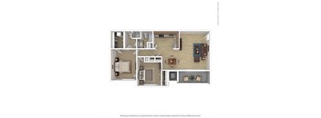 bedroom floor plan an in 2d