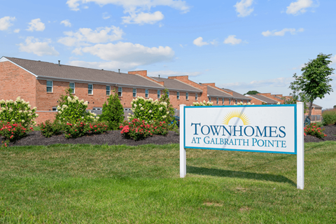 Property Signage at Galbraith Pointe Apartments and Townhomes, Cincinnati,  45231