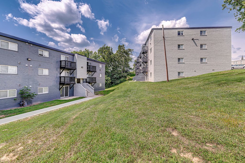 A grassy area at The Apex, Cincinnati, OH