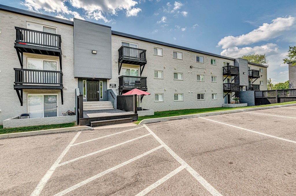 A parking lot  at The Apex, Ohio, 45239