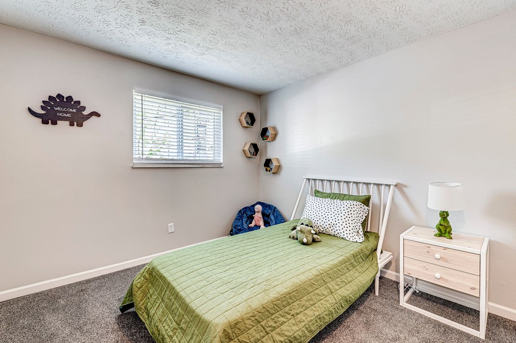 Model Bedroom at The Apex, Cincinnati, Ohio