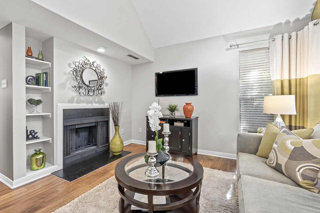 Living Room With TV at Regency Place, Raleigh