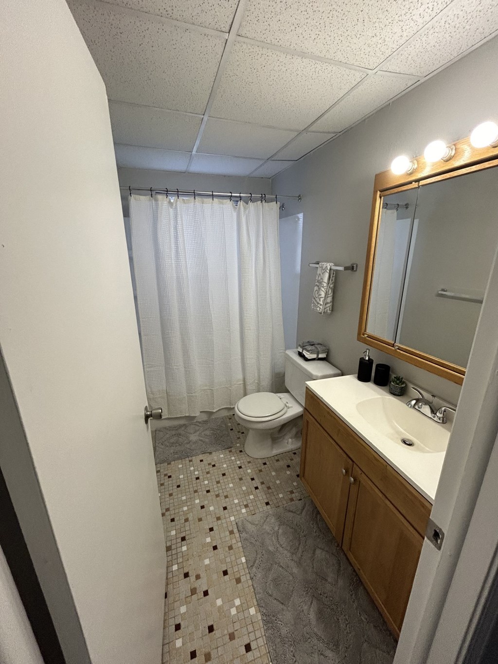 a bathroom with a toilet and a sink