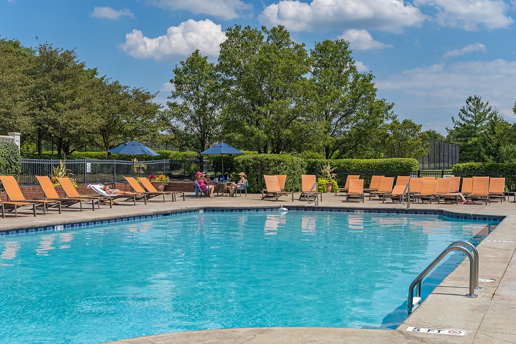 the swimming pool at the resort at governors crossing at Bishops Gate, Cincinnati