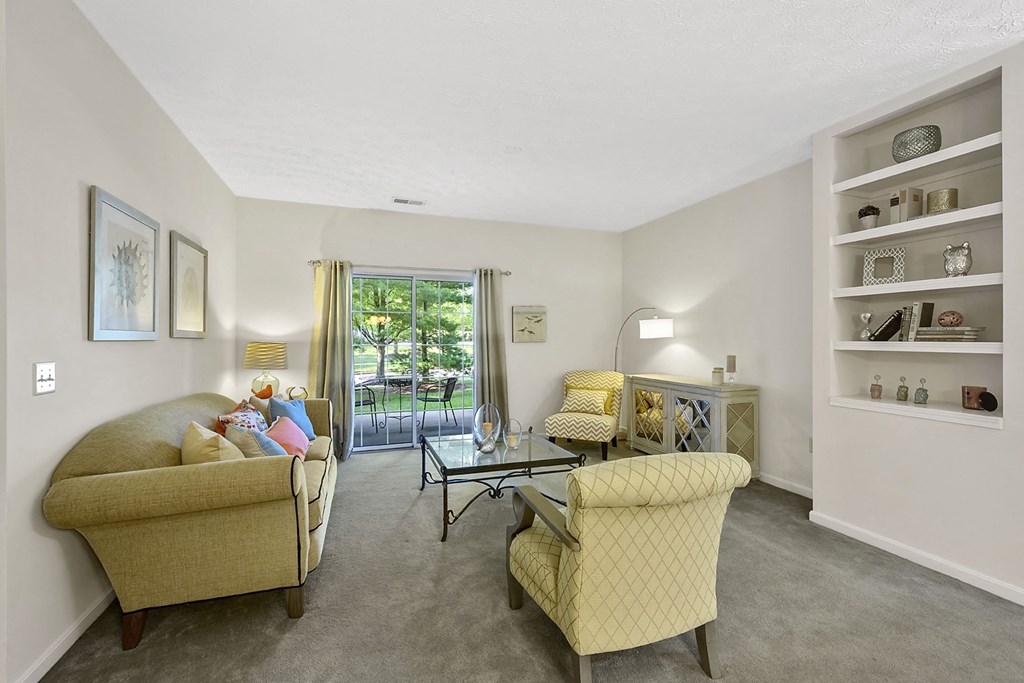 Living room with sofa at Bishops Gate, Cincinnati