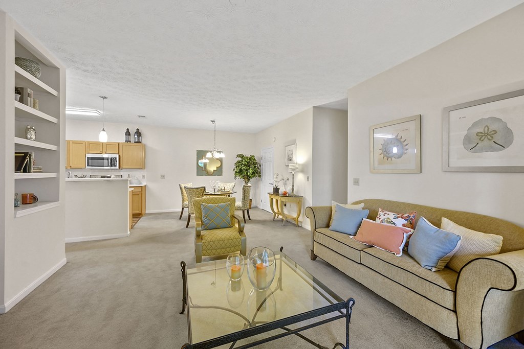Living room at Bishops Gate, Cincinnati, Ohio