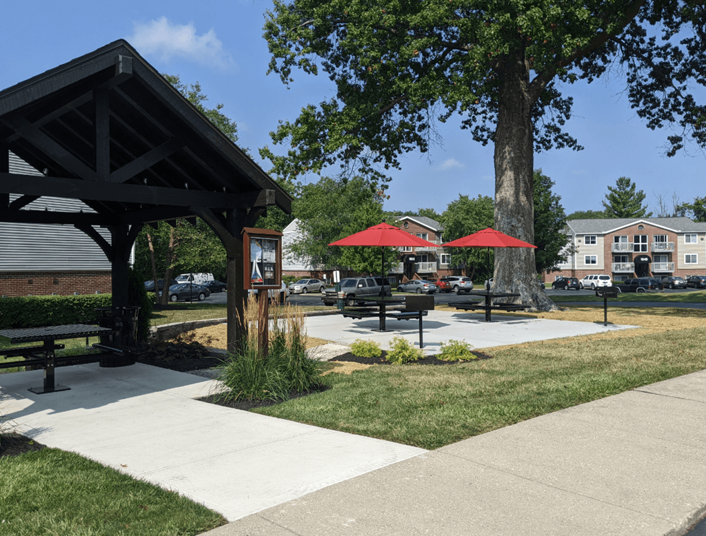 a park with a  at Weaver Farm, Florence, KY