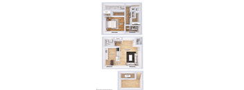 2 bedroom 1 and a Half Bath Townhouse