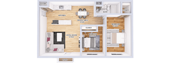 2 Bedroom 1 Bath Partial Renovation