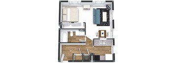 Corner Studio on 7th at Gramercy on Garfield, Cincinnati, OH, 45202