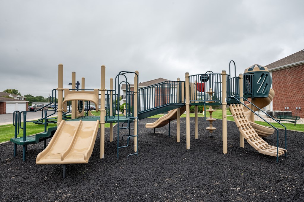 Play area at Crystal Glen Apartments, Findlay, OH