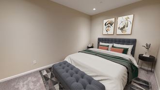 Gorgeous Bedroom at Renaissance at the Power Building, Cincinnati, OH, 45202 - Photo Gallery 3