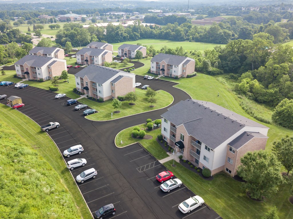 Aerial View at Deerfield Crossing Apartments, Ohio, 45036