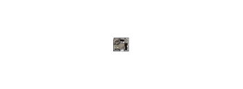 A small image of a house with a brown roof and a white door.